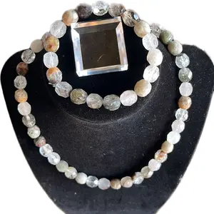 Garden quartz necklaces bracelet set