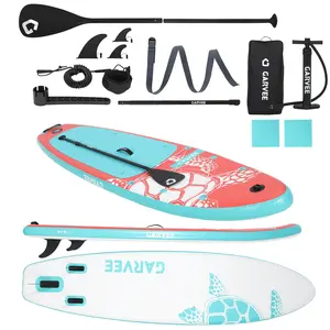 Ultra-Light Inflatable Upright Paddle Board – Stable Non-Slip Deck, Superior Paddle, Pump & Carry Bag – Ideal for All Skill Levels, Youth & Adults, Red 335cm