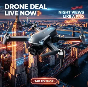 Beginner-friendly aerial drone, 3-camera zoom drone, grab discounted price today