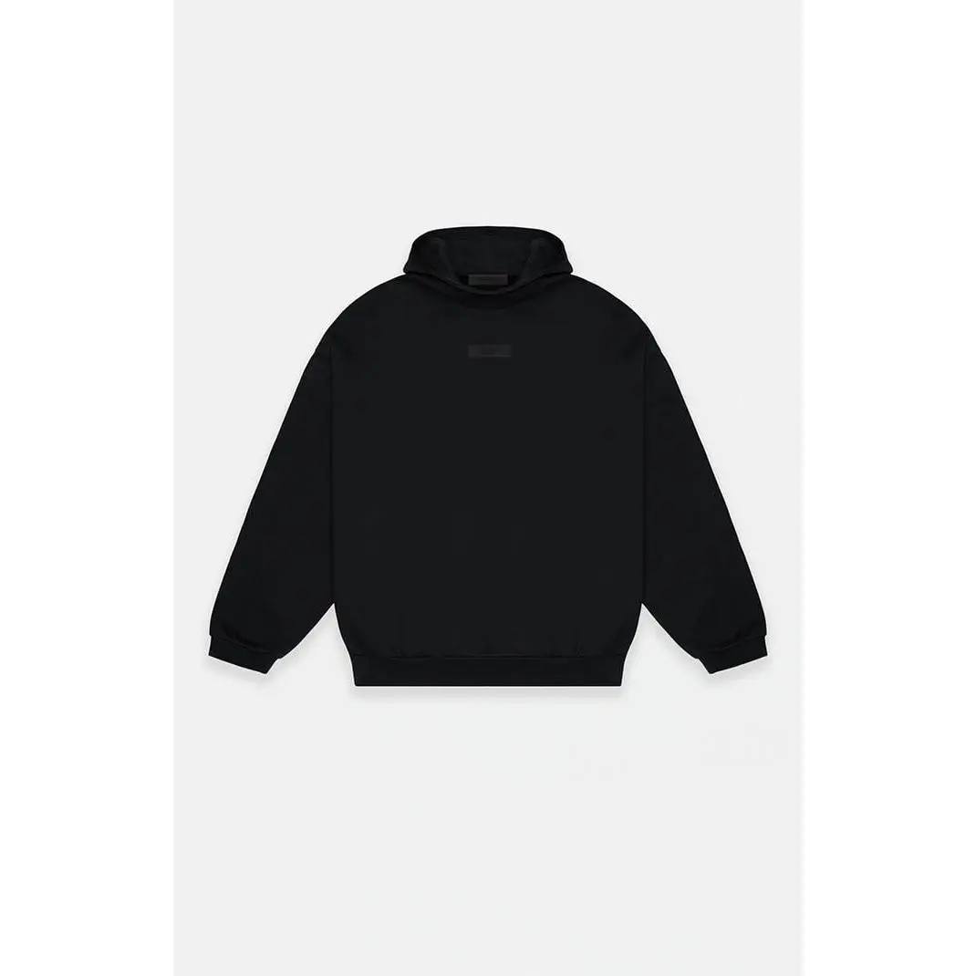 Fear of God ESSENTIALS Men's Jet Black Hoodie