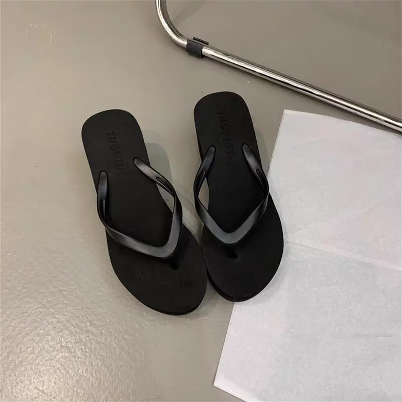 Ladies High Wedge Thong Flip Flops, Chunky Thick Platform Sole Summer Slippers, Comfort Light‑Weight Non‑Slip Beach Sandals, Fashion Slip‑on Footwear for Shopping, Beach Trip, Casual Outdoor Daily Wear for Women