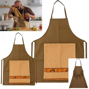 Chef's Prank Apron The Ultimate Gag Gift White Elephant Gift Delivered before Christmas Funny Cooking Apron with Hidden Pocket Feature Hilarious Joke Valentine's Day Gift for Boyfriends Dad Husband hidden surprise