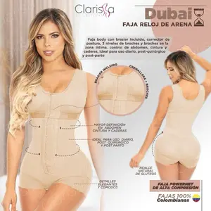 Faja DUBAI Cocoa BODY VITAMINA D alta comprensión de abdomen