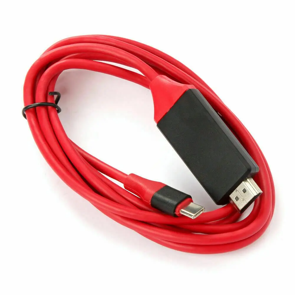 SGElectronix USB-C to HDMI Adapter Cable - USB-C Compatible, 1080P HD Accessory for Android Phones (Samsung, LG) with HDMI Output, Accessories