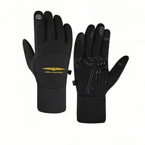 1 pair with Goldenwing GL1800 Motorcycle Logo Coated Yellow Wing Design winter gloves thermal gloves Touch Screen Breathable Hiking unisex sports gloves Riding Glove keep warm birthday gifts Classic Popular