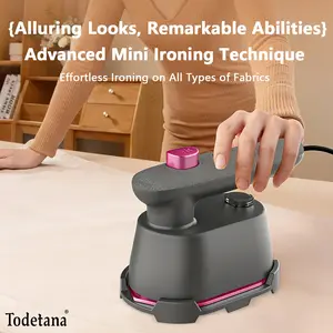 New Travel Steam Iron, Foldable Electric Iron, Mini Handheld Portable 180° Rotating Garment Steamer, Home Mini Ironing Clothes Tool, Must-Have for Household, Thanksgiving Gift, Christmas Gift, Holiday Gift