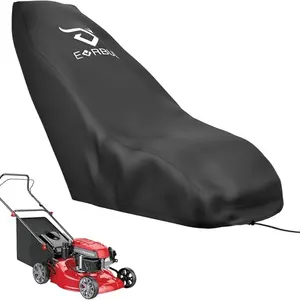 Universal Lawn Mower Cover with Windproof Drawstring, Indoor Outdoor Waterproof Sun Protection Dust Proof, 1 Piece