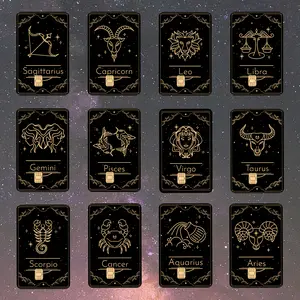 Zodiac Constellation Credit Card Sticker, Astrology Debit Card Skin, Aessthetic Horoscope Card Cover, 12 Zodiac Signs Design, Gift for Astrology Lovers, Spiritual Vibe