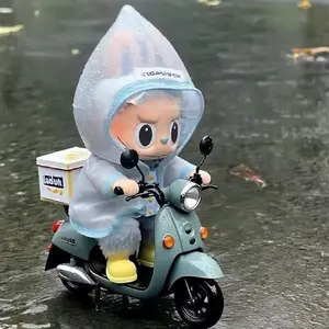 17cm/6.7” Labubu Exciting Macaron Doll Raincoat Doll Fashion & Accessories DOLL NOT INCLUDED