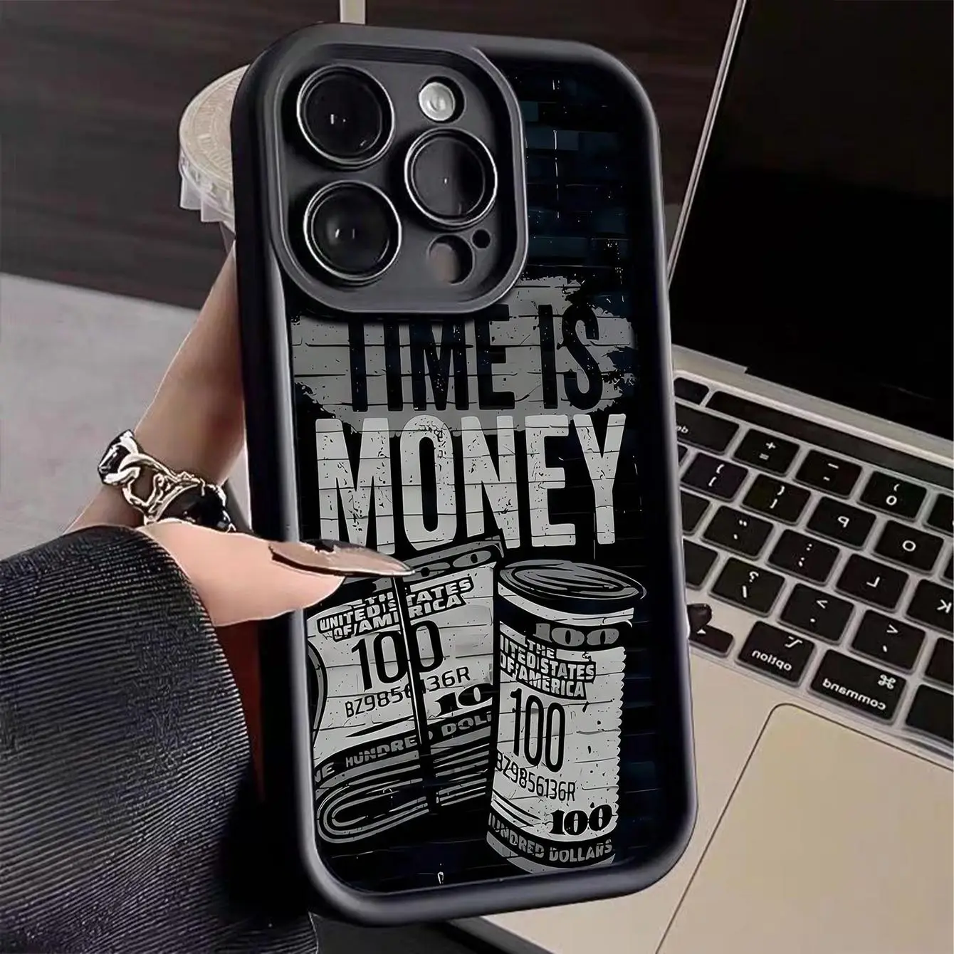 Money Pattern Phone Cases, Cell Phone Case for Apple Smartphone, Soft TPU Cellphone Protective Case, Total Protective Shockproof Mobile Phone Cover fo