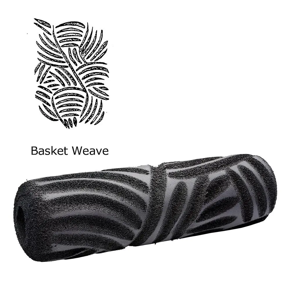 ToolPro 9-Inch Cylindrical Basketweave Foam Texture Roller Cover for Painting, Creates Pattern & Rich Stucco Look, Hides Blemishes, Fits All Standard 9-Inch Frames, Merchandiser-Friendly Packaging, Lasts for Years of Use