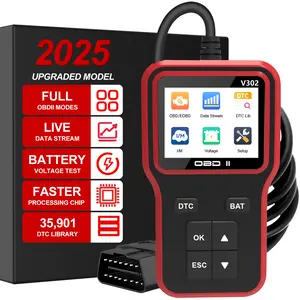 Automotive Scan Tool 2026 OBD2 Scanner Diagnostic Tool - Car Code Reader, Check Engine Light Monitor, Read/Clear Error Codes, Emissions Readiness Check, Battery Tester, Live Data for All 1996+ OBD2 Vehicles, Professional Mechanics,summervibes