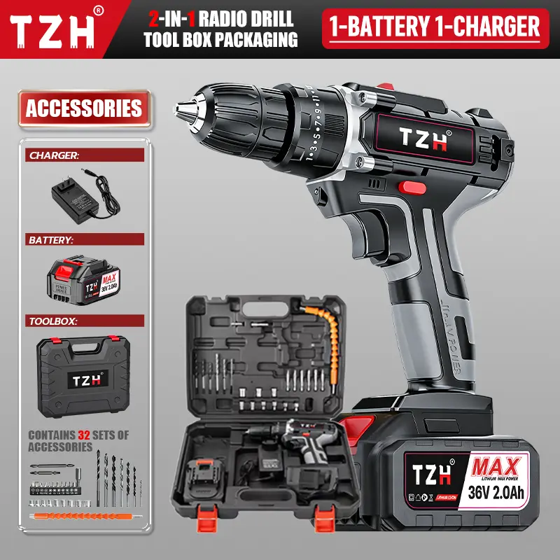 【Plastic Box 】black(1*BAT,1*CHARGE)32pc