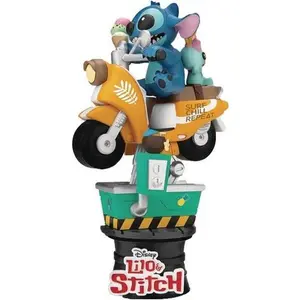 Beast Kingdom - Lilo & Stitch - D-Stage - Stitch Coin Ride 6" Statue  [Collectible Figurine/Statue/Bust] Statue, Collectible