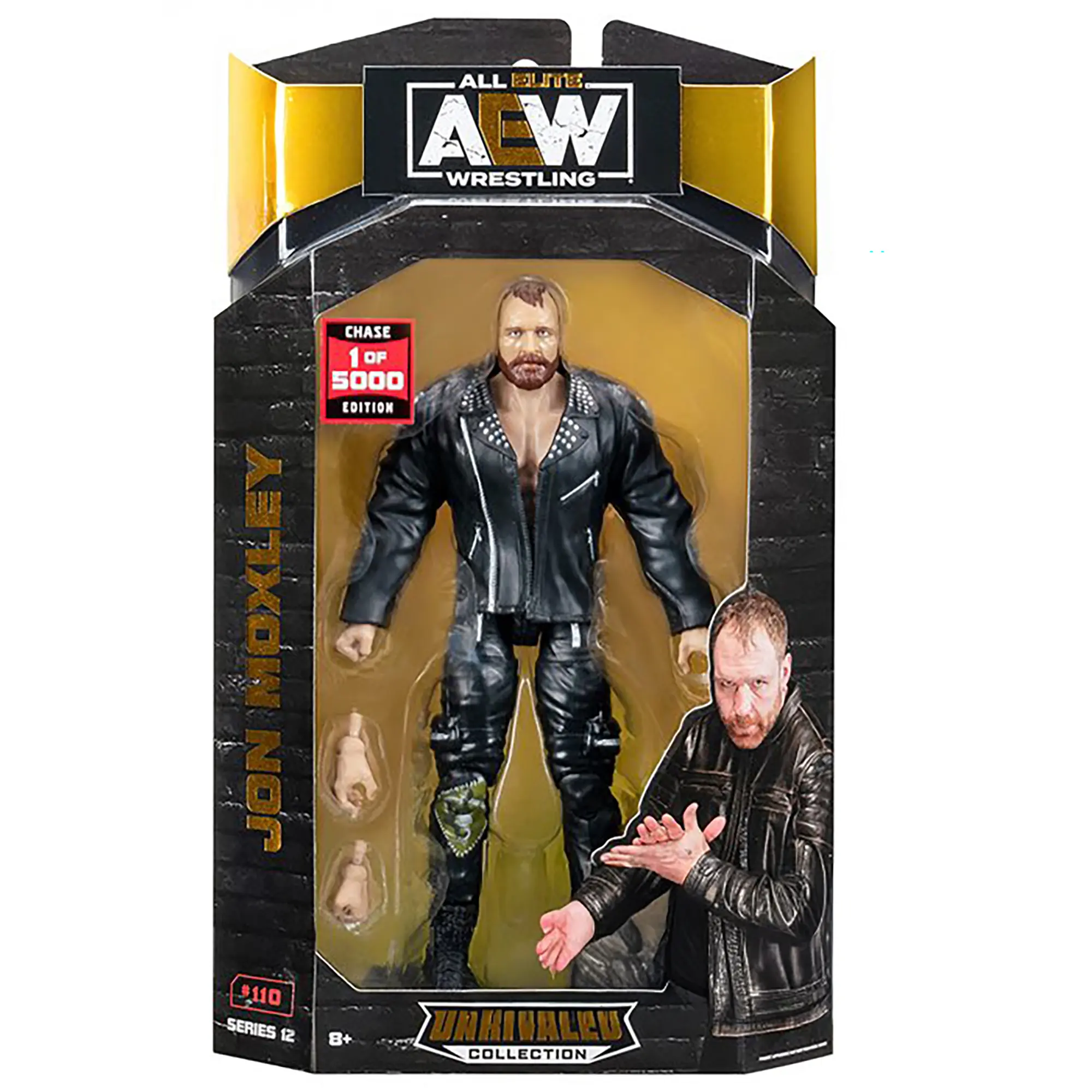 Jon Moxley (Jacket) - (Chase 1 of 5000) - AEW Unrivaled 12 Jazwares AEW Toy Wrestling Action Figure