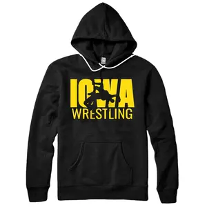 Iowa Wrestling Freestyle Wrestler Gift The Hawkeye State Pullover Hoodie