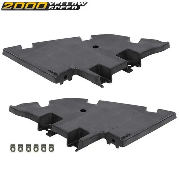 100% Brand New Front Bumper Filler Set, 2 x Bumper Trims (Durable Material) Fit for GMC Yukon 2015-2018 Driver & Passenger Side Left Right Panels (Car Exterior Accessory)