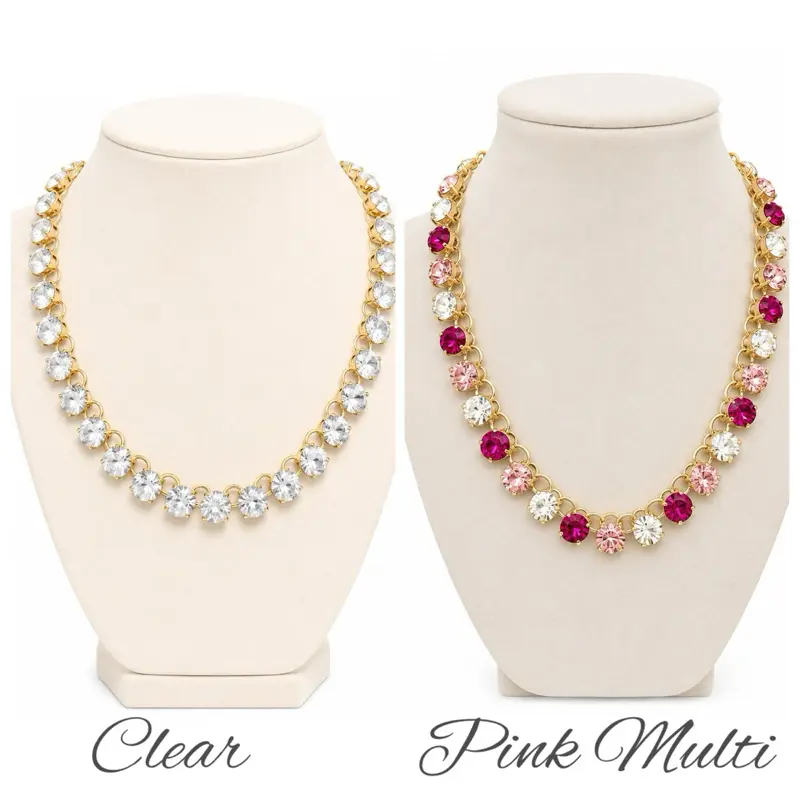 Dazzled Stone Necklace Chain Jewelry Chain Necklaces - color options