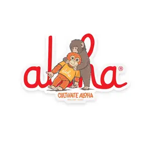 ALOHA PUNCH STICKER