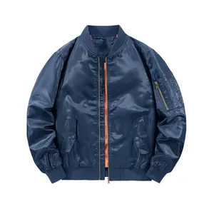 Bmuvlss European And American Spring And Autumn New Men'S Outdoor Casual MA1 Bomber Jacket Japanese And Korean Baseball Jersey Jacket