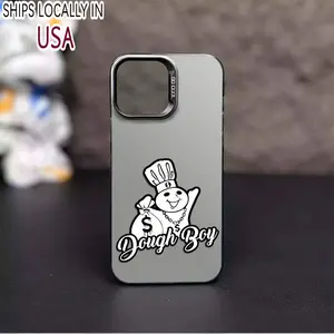 Dough Boy Aesthetic Pattern Casing For iphone 16 15 14 13 12 11 X XS SE23 PRO PLUS MAX 2020 2022 SAMSUNG GALAXY S22 S23 S24 FE ULTRA PLUS Hard TPU PET PC Black Silver Gift Shockproof Protection Aesthetic Anti-Drop Protective Protector Phone Cases Shell Co