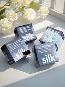 4PCS Medium 100% Pure Mulberry Silk, Elegant Anti-Slip Silk Hair Scrunchies for Women, Soft & Durable Hairbands, Perfect for Valentine'S Day Gift, Hair Accessories Set