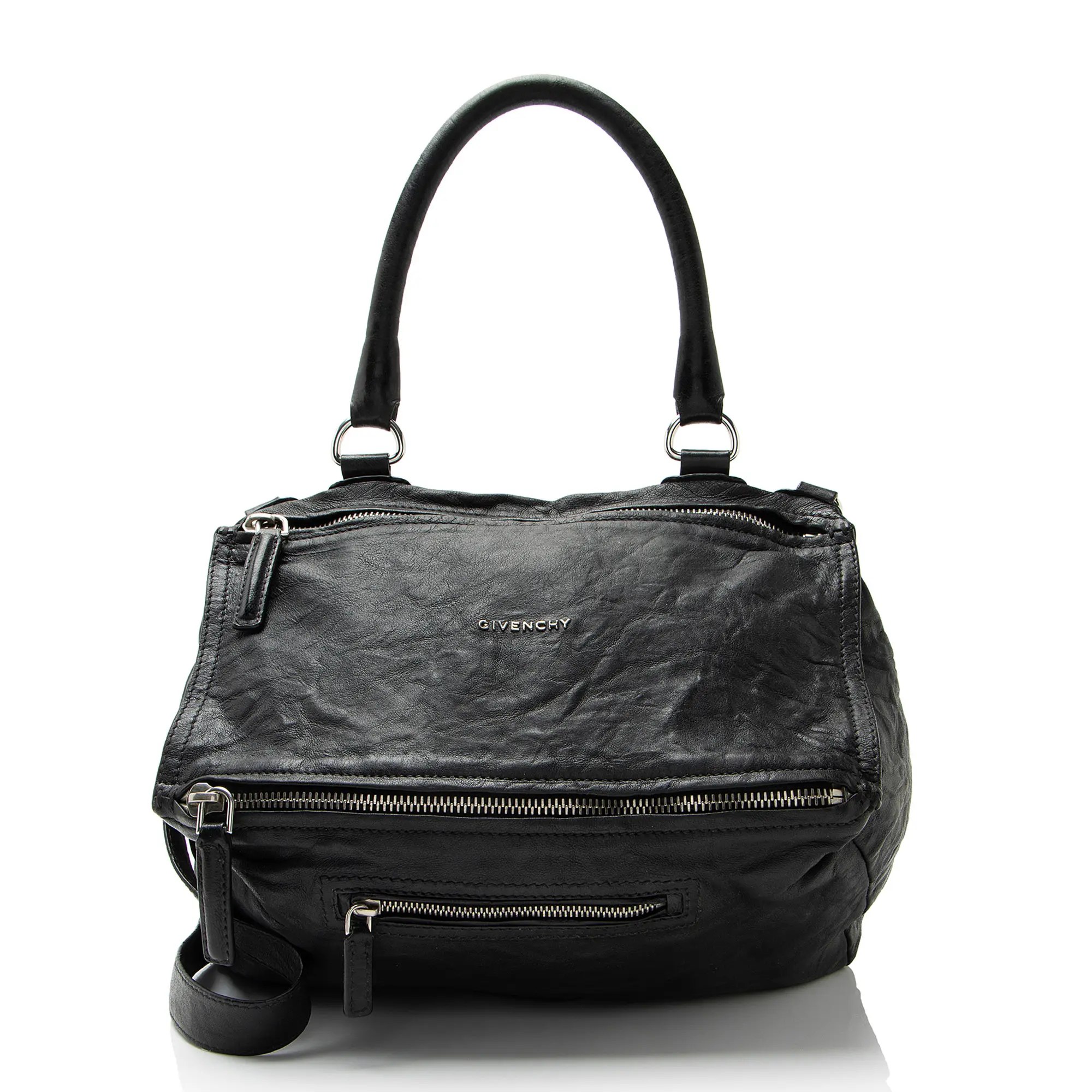 Pre-owned GIVENCHY Goatskin Shoulder Bags Pandora Medium Shoulder Bag