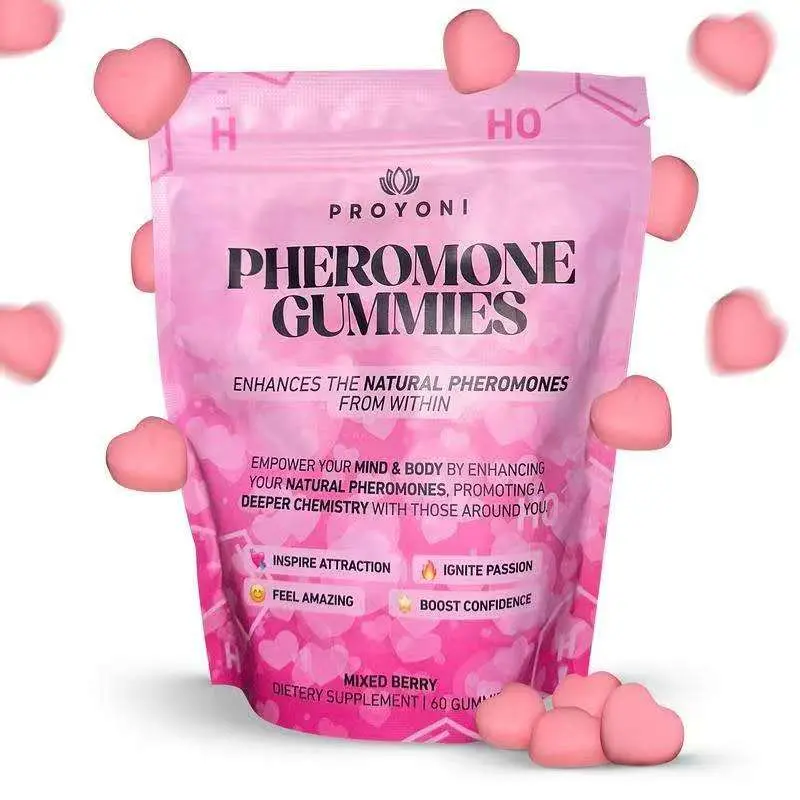 Sales king ProYoniPheromone Gummies -Enhances your NaturalPheromones From Within -60 Count Mixed Berry Flavor Healthcare, Dietary, Supplement, Vitamin, Fitness, Edible