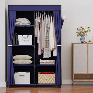 Portable Wardrobe Organizer | Large Capacity Multi-Layer Storage Rack with Waterproof Cover, Space Saving & Multicolor for Closet, Bedroom, Garage