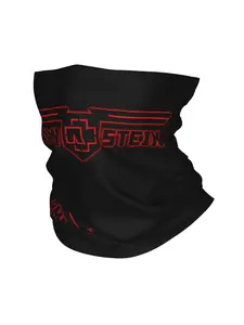 Thin Neck Gaiter Wrap Scarf Headband for Heavy Metal Music Style