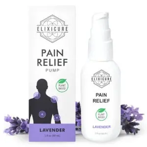 ELIXICURE PAIN RELIEF CREAM PUMP (LAVENDER) tiktokshopspringglowup