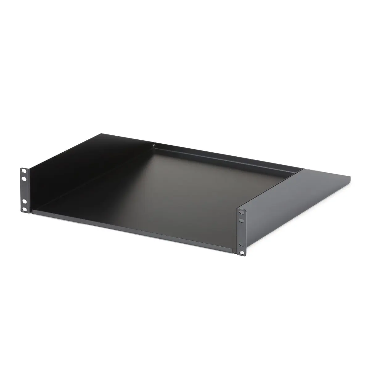 StarTech 18" 2U Heavy Duty Fixed Server Rack Cabinet Shelf, 125lbs Capacity