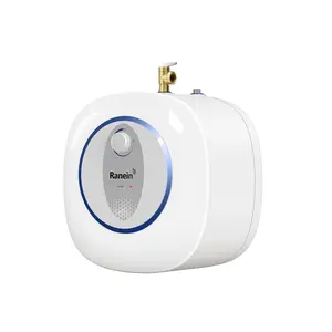 Ranein Electric Mini Tank Water Heater, 2.5 Gallons Point of Use Hot Water Heaters 120V 1440W, Under Sink, Wall or Floor Mounted, Ideal for Kitchen, Bathroom and RV Durable Household Appliances