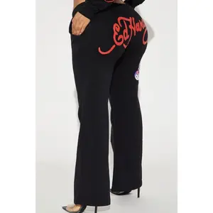 Ed Hardy NYC Wide Leg Pant - Black