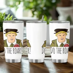 Tumbler Shrek 4 Do The Roar Kid Insulated Hot Office Steel Iced Tea Coffee Travel 20 30 Oz Stainless