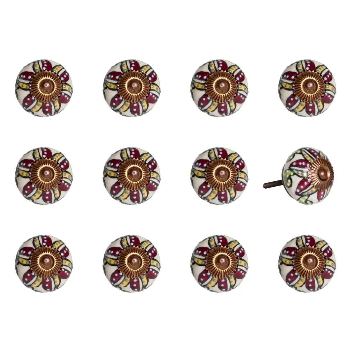 Knob-It 676685032881 Home Decor Classic Cabinet & Drawer Knobs 12-Piece K000032