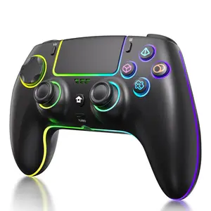 YUYIU PS5 Wireless Pro Controller With 3.5mm Audio Jack, Bluetooth5.0,Touch Pad, Six Axis Motion Control, Charging Cable game stick