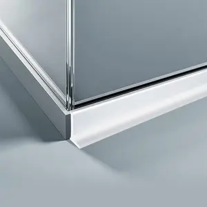39 Inch Shower Threshold Water Dam, Self-Adhesive  Shower Door Bottom Seal, Shower Barrier Water Stopper for Bathroom Kitchen Bathtub Sink