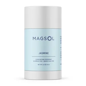 MAGSOL Jasmine Natural Magnesium Deodorant | Aluminum Free and Baking Soda Free