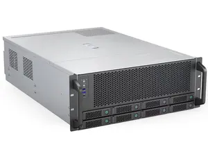 Rosewill 4U Server Chassis|Supports up to 4 GPUs|8 Hot-Swap 3.5"/2.5" SATA/SAS up to 12Gbps|E-ATX Compatible|3x 12038 Hot-Swap Fans, 2 Rear 8038 Fans|USB 3.2 Type-C|With Rail Kit|Ideal for AI Servers