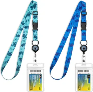 MNGARISTA Cruise Lanyards, Adjustable Lanyard with Retractable Reel, Waterproof ID Badge Holder for All Cruises Ships Key Cards, 2pack