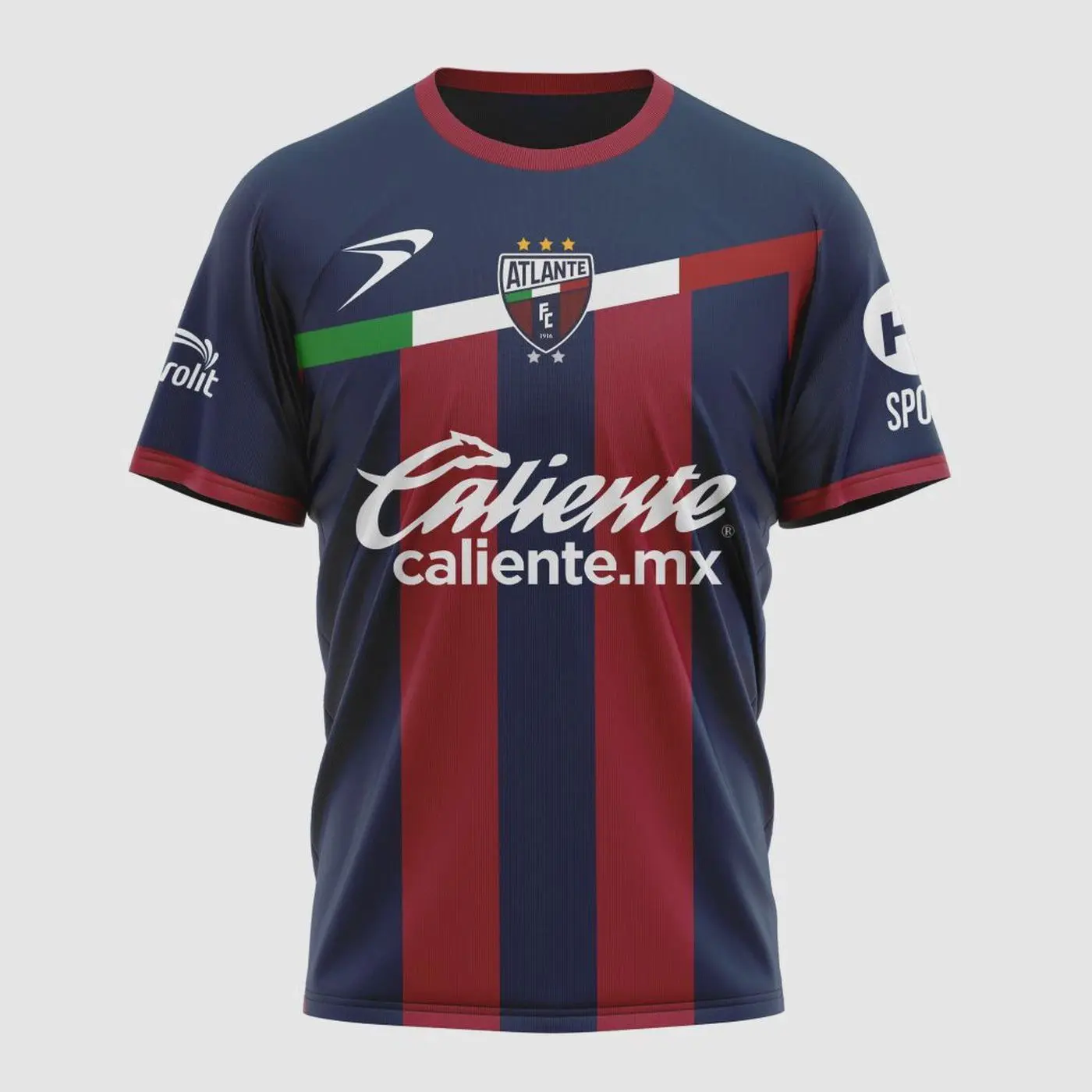 Personalized Liga MX Atlante 2025-26 Home Design T-Shirt Fan Gear Tee Gift