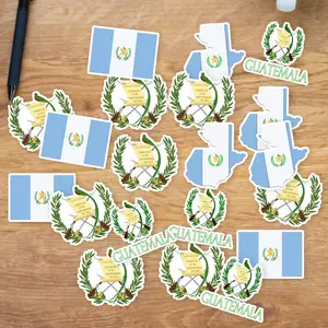 Stickers Pack 20 Pcs Guatemalan Luggage Coat Water of Bike Laptop Arms Car Bumper Guitar Skateboard Bottle Vinyl Aesthetic Colorful Waterproof