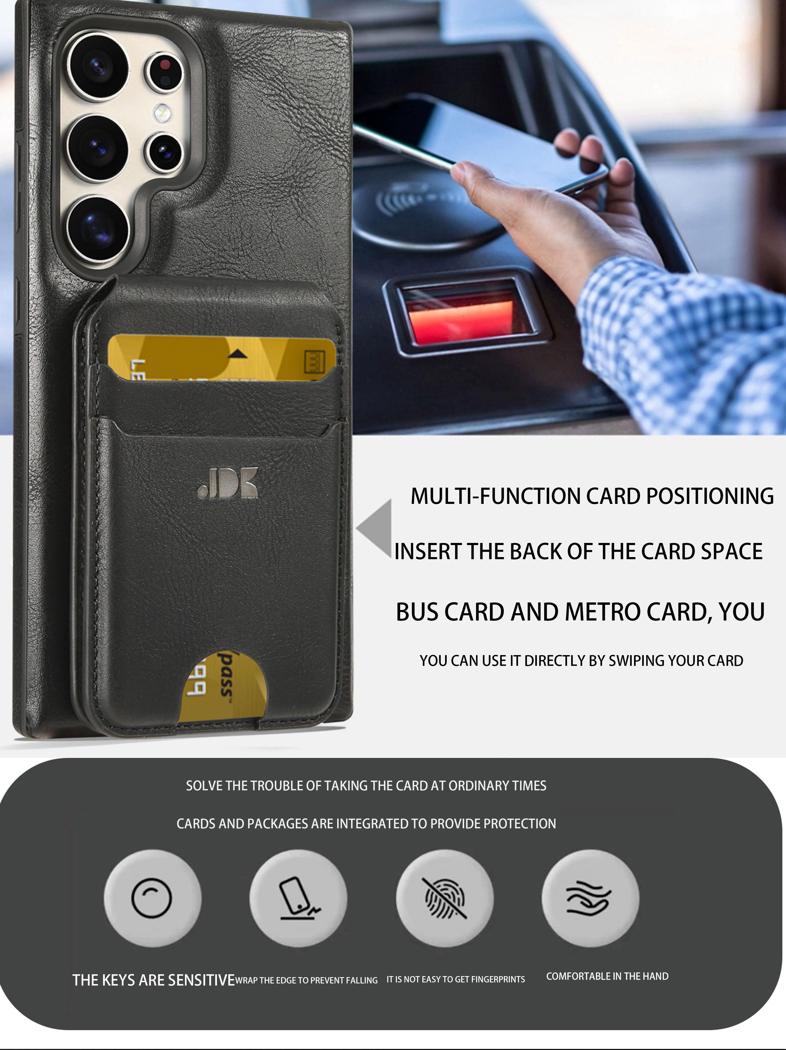 New Leather Business Magnetic Detachable Card Bag Stand Case For Samsung S24Plus/S23Ultra/S24/S23/S24Ultra Full Shockproof Card Slot Protective Cover For Men And Women New Leather Business Magnetic Detachable Card Bag Stand Case For Samsung S24Plus/S23Ultra/S24/S23/S24Ultra Full Shockproof Card Slot Protective Cover For Men And Women