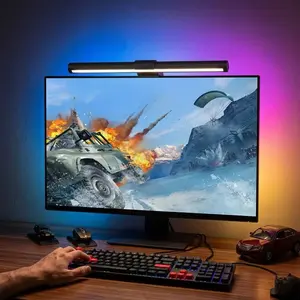 LED RGB Monitor Light Strip, 40cm Computer Backlight with 3 Color Temperatures, Ideal Gift for Gaming Setups (Home Improvement LED Strip Lights) summerwins