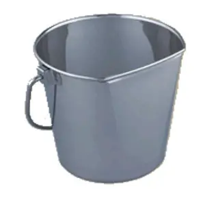 QT Dog SS0225 13 Quart Flat Sided Bucket