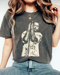 90s Vintage Posty Graphic Shirt, Malone Music The Album Shirt, P-Malone Tour 2024 Shirt, Posty Tour Rapper Gift for Fans ION 8G7