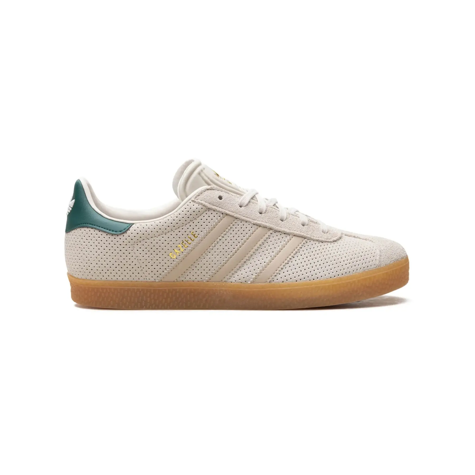 Adidas Gazelle Wonder Beige Green (GS) – Brand New & Authentic Men's Leather Casual Trainers IF7156