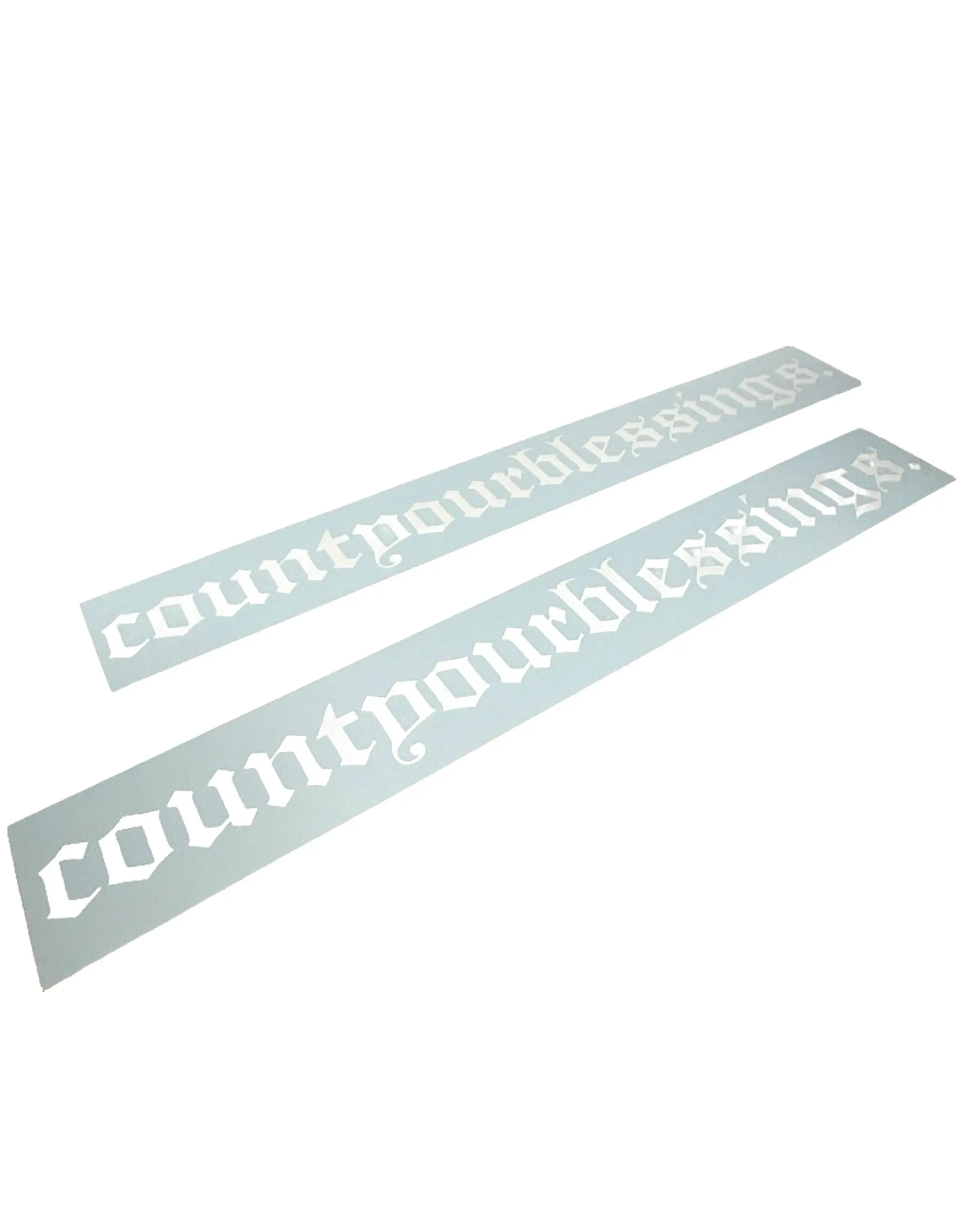 Count Your Blessings Decal - Motivational Vinyl Car Sticker
