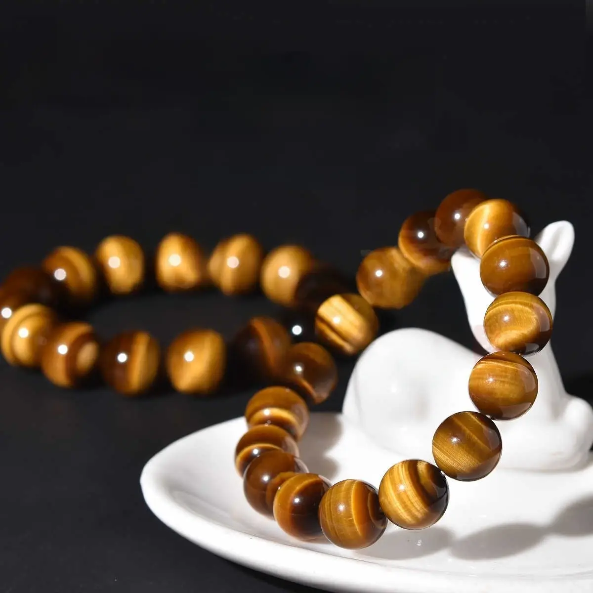 Yellow Tiger Eye Bracelet 18mm [High Quality]